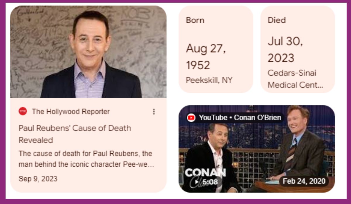 Paul Reubens Biography