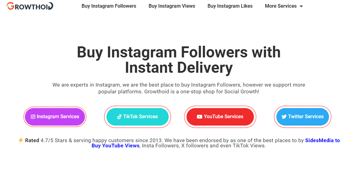 Growthoid Buy Instagram Followers