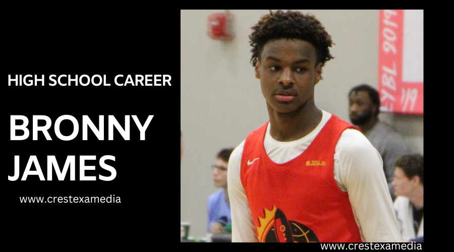 High School Career About Bronny James