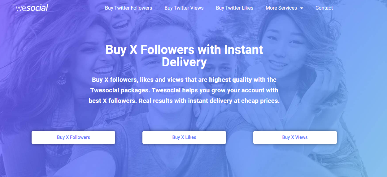 TweSocial Buy X Followers from Twesocial (Instant & Cheap)